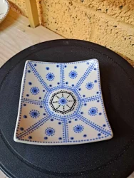 20240903 – Vide poche décor Bleu et Noir