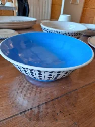 20240906 – Coupe décor points bleus intérieur bleu