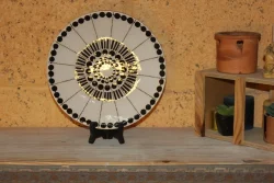 20241101 - Grande assiette décor points et traits